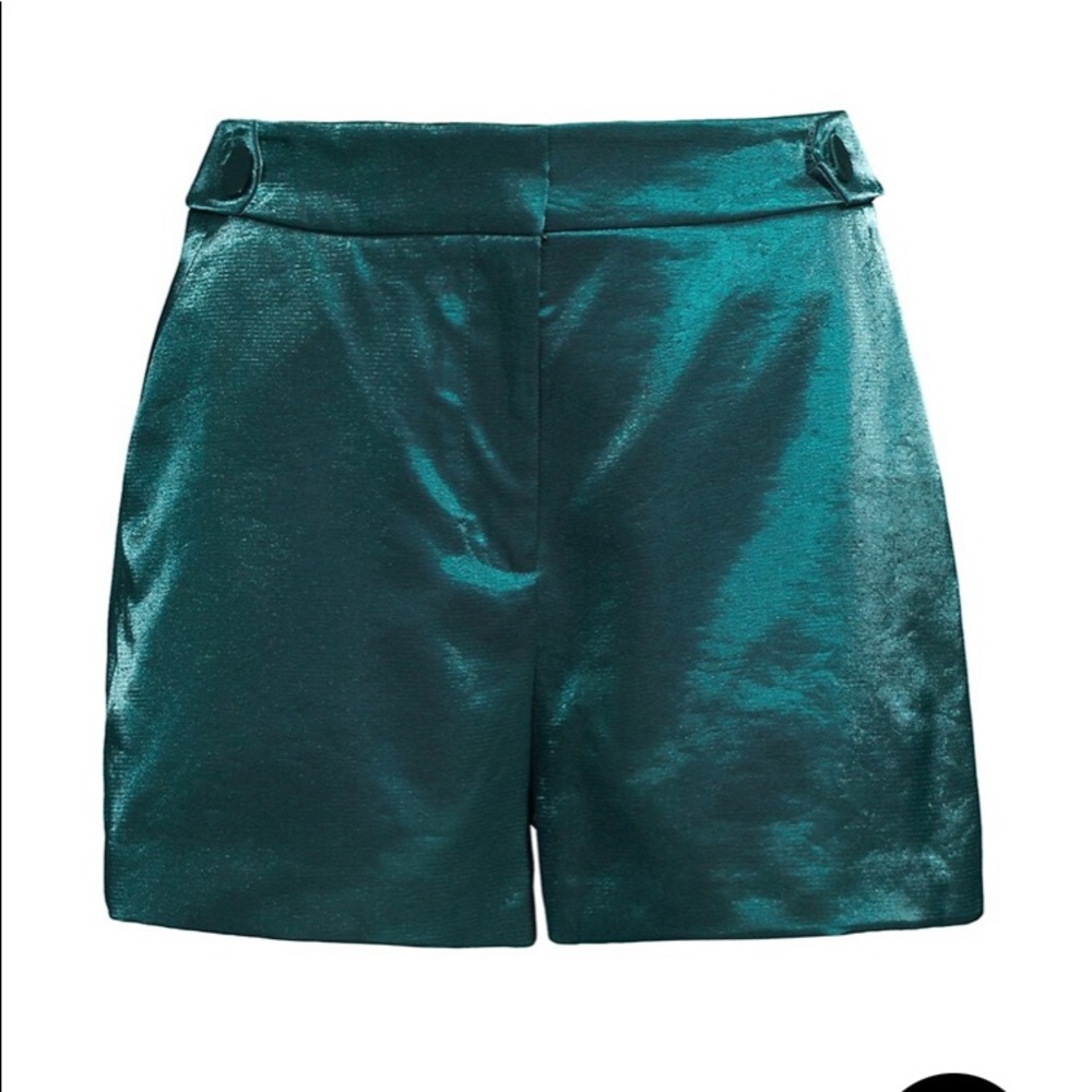 Milly Aria Glazed Velvet Shorts